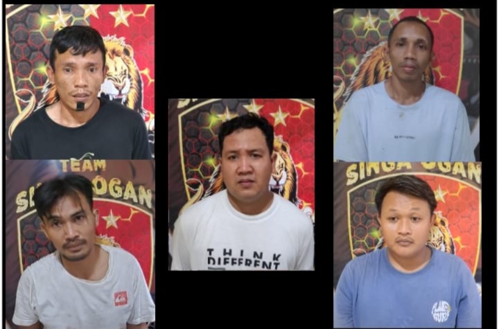 Aksi Perampokan Sadis di OKU, Lima Pelaku Tertangkap