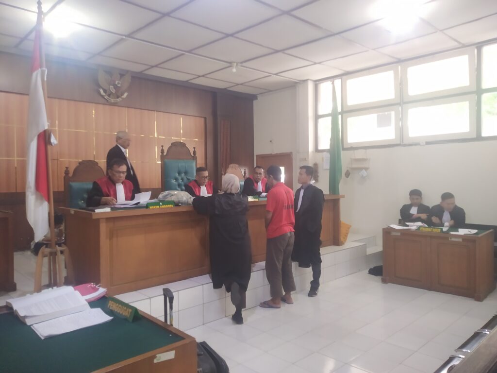 Terdakwa Kasus Narkoba Chairil Ubaidi Dicecar Mengenai Barang Bukti saat Sidang di PN Palembang