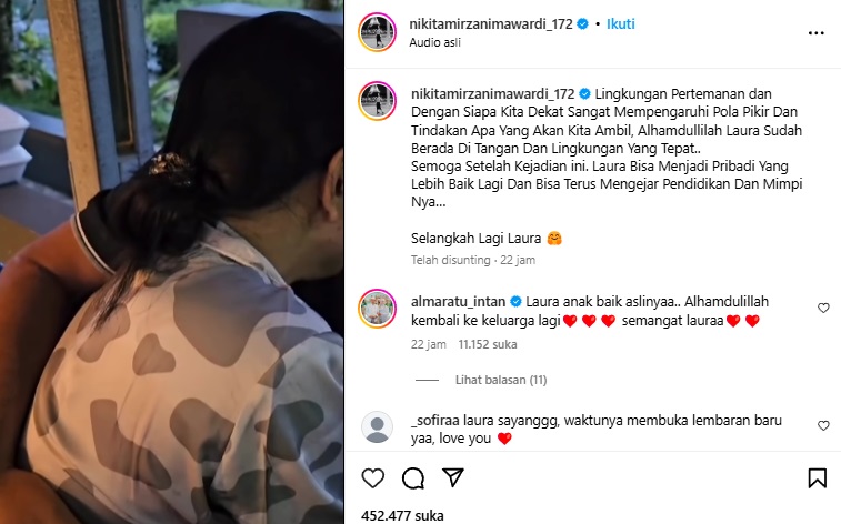 Dihadapan Sang Ayah, Tangis Lolly Pecah, Nikita Mirzani: Selangkah Lagi!