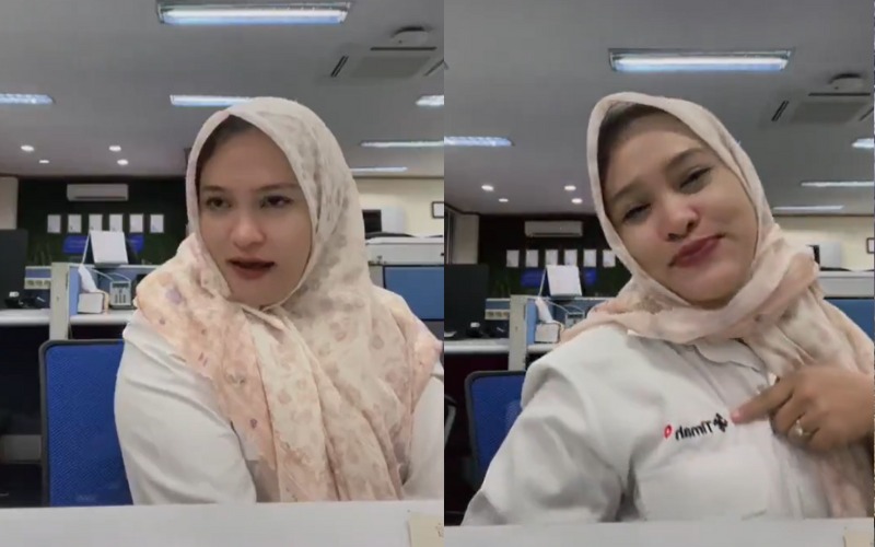 Viral di X, Video Aksi ‘Songong’ Oknum Karyawati BUMN, Hina Honorer yang Antre Layanan BPJS di Rumah Sakit