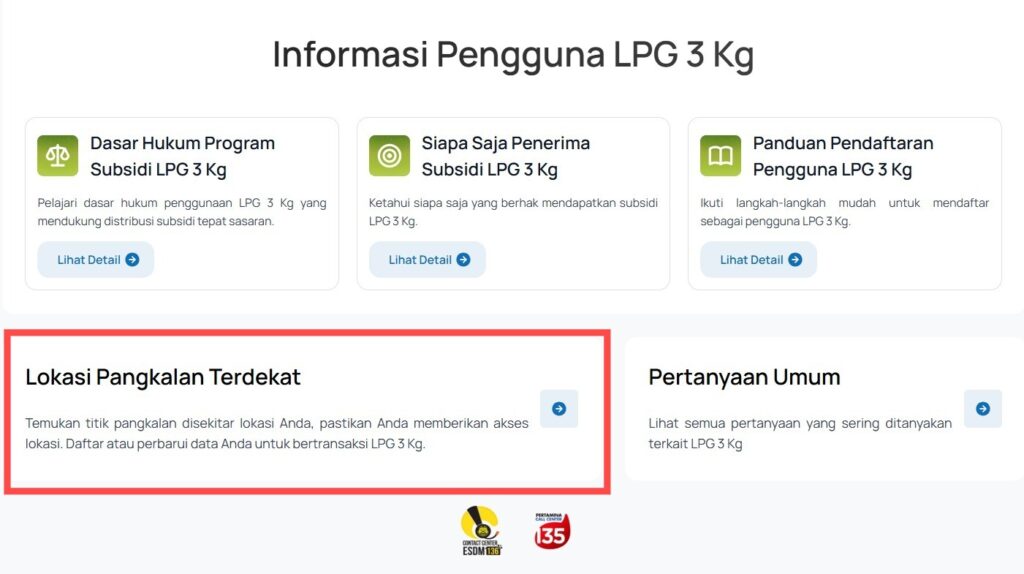 Cara Cek Pangkalan Elpiji 3 Kilogram Terdekat Dengan Mypertamina