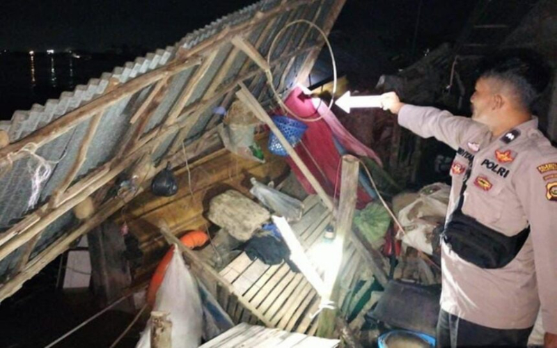 Nyaris Terseret, Begini Kondisi Terbaru Korban yang Rumahnya Ditabrak Tongkang Batubara di Kertapati