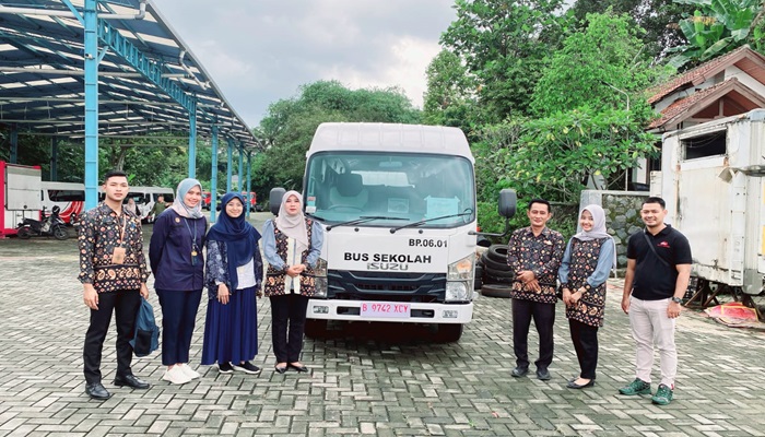Cegah Lakalantas Pelajar, Dishub PALI Dapat Bantuan Bus Sekolah