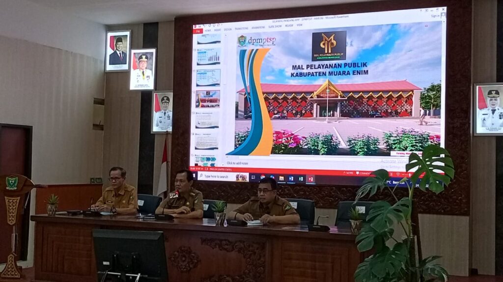 Bupati Muara Enim Instruksikan Seluruh Perizinan Terintegrasi di DPMPTSP