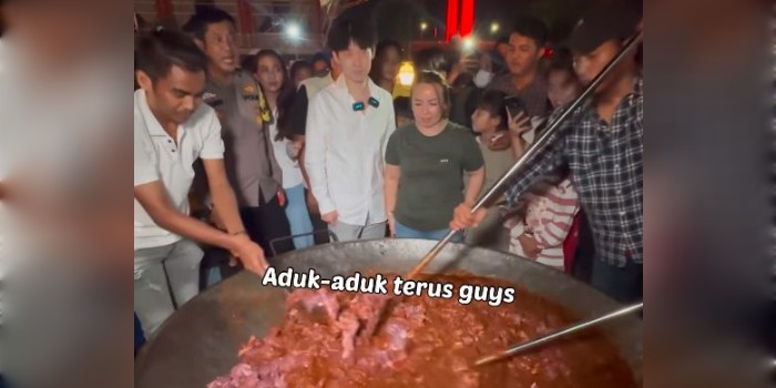 Aksi Balasan Konten Rendang 200 kg Hilang, Warga Palembang Gelar Masak Besar di BKB, Siapkan Ribuan Porsi Rendang dan Ayam Kecap