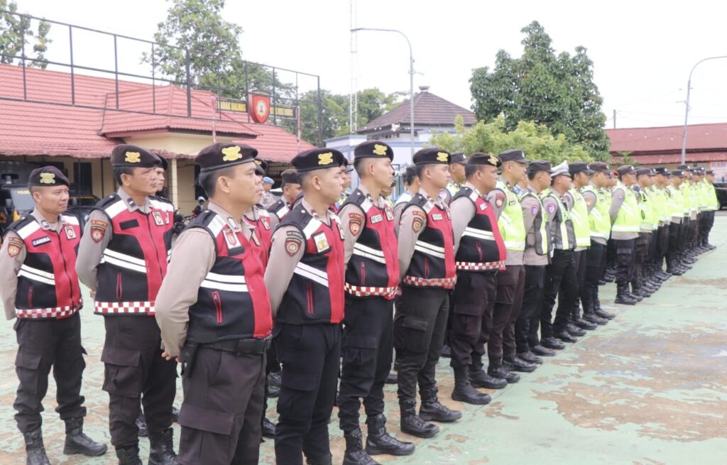 Polres Musi Rawas dan Lubuklinggau Kerahkan Personel Amankan PSU Pilkada Empat Lawang