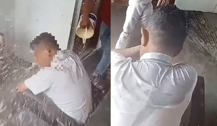Viral, Lurah Gunung Kidul Disiram Air oleh Debt Collector