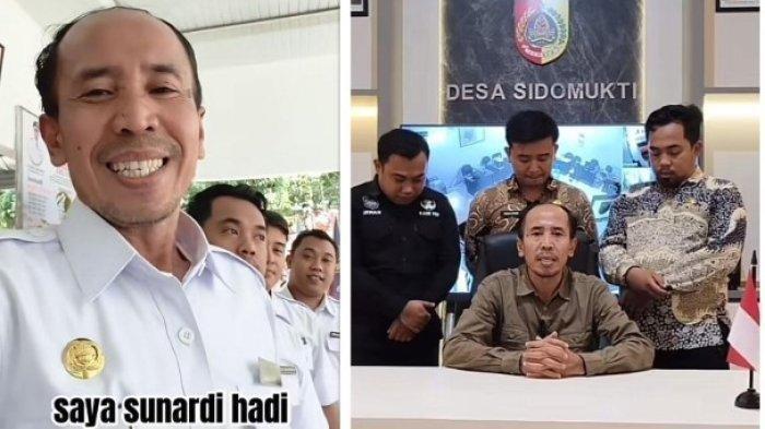 Sunardi Hadi, Kades Sidomukti, Klarifikasi Video Viral “Tak Takut Istri” Gegara Istri Bilang Tak Takut Suami