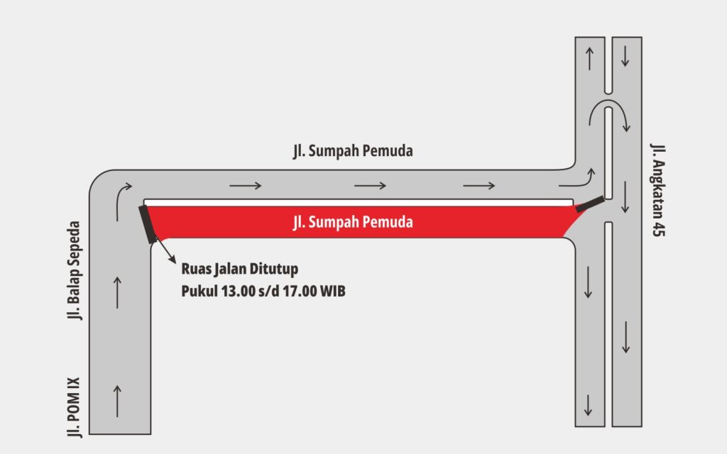 Opening Ceremony Relung Billiard Challenge 2025, Begini Skema Lalin di Jalan Sumpah Pemuda Besok Siang
