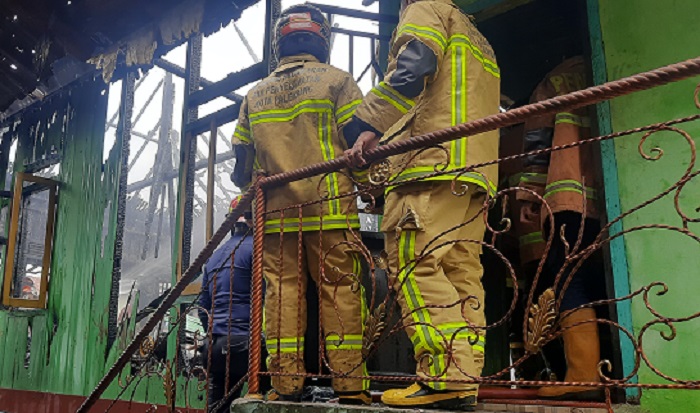 Ditinggal Jualan, Rumah Masito Ludes Terbakar