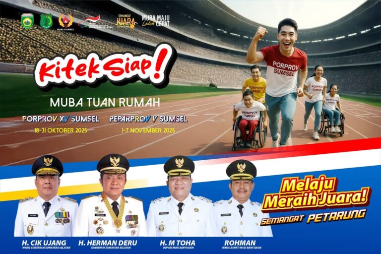 Porprov XV dan Peparprov V Siap Bergelora di Muba