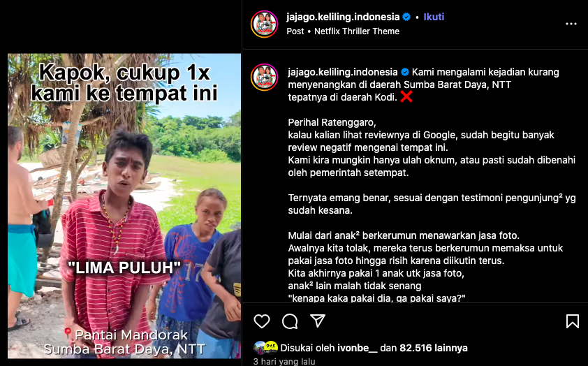 Viral Wisatawan Dipalak di Kampung Ratenggaro Sumba, Kemenpar Turun Tangan