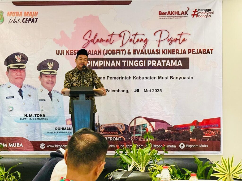 Wabup Muba Buka Evaluasi Kinerja dan Uji Kesesuaian Pejabat Tinggi Pratama