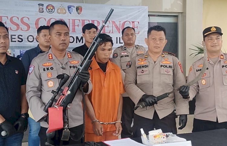 Menantu di OKI Tembak Pria dengan Senapan Angin Usai Perkelahian Mertua