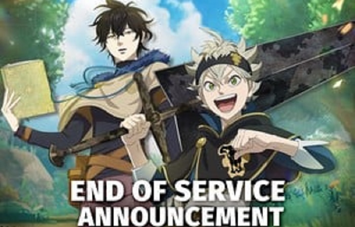 25 Agustus, Game Black Clover M: Rise of the Wizard King Berakhir