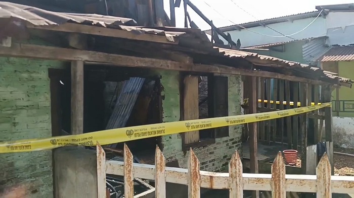 Kebakaran di Pemukiman Padat Penduduk Lubuklinggau, Satu Rumah Hangus
