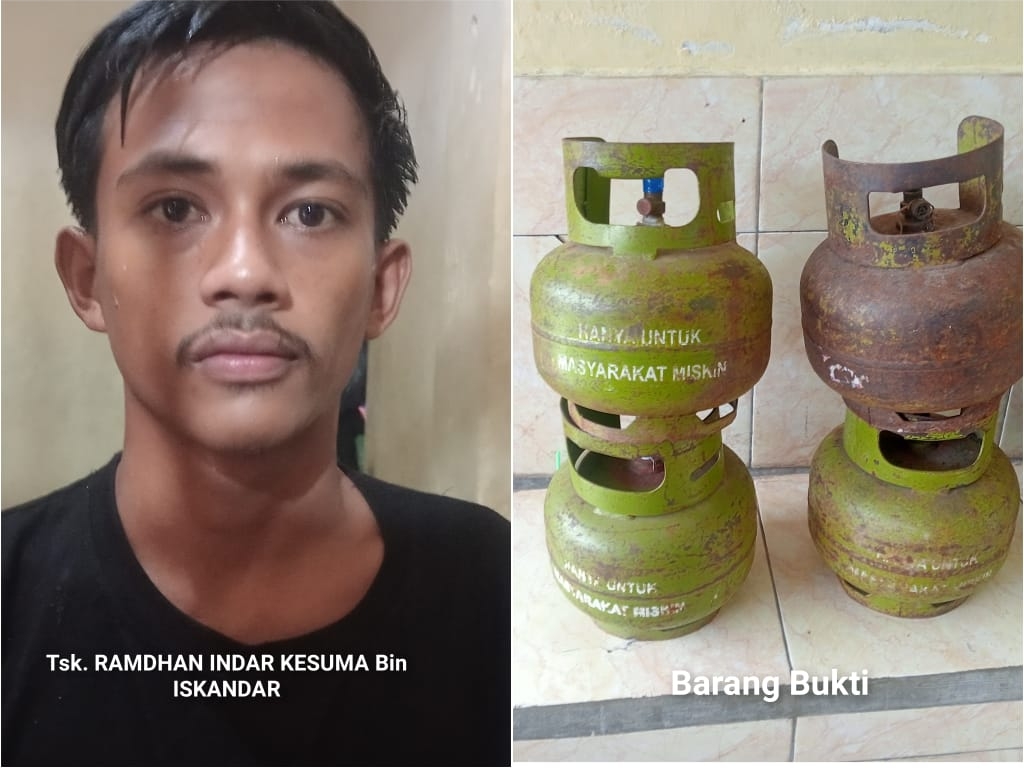 Curi Tabung Gas Tetangga, Pemuda di Lubuklinggau Ditangkap Polisi
