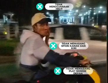 Viral Pemotor Tantang Polisi Usai Ditegur Tak Pakai Helm, Ngaku Panik dan Coba Kabur