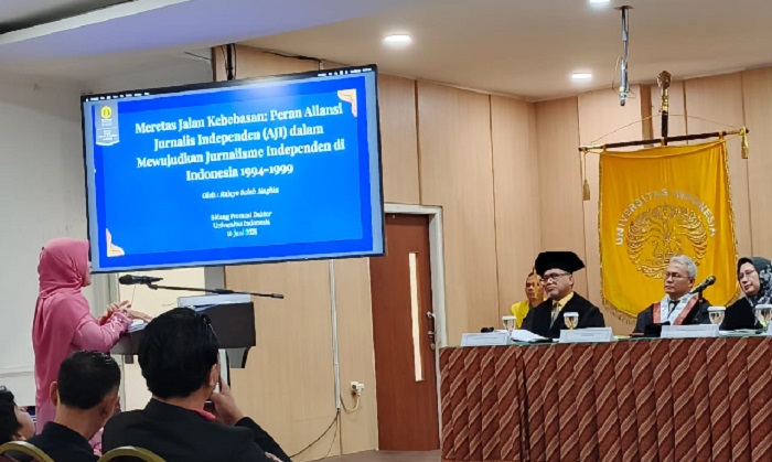 Raisye Soleh Haghia Tegaskan Peran Strategis AJI dalam Perjuangan Kebebasan Pers 1994 Hingga1999
