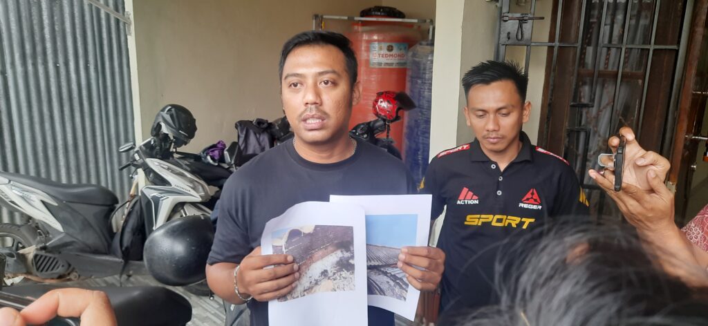 Pria Paruh Baya Disiram Air Keras di Palembang, Pelaku Terekam CCTV