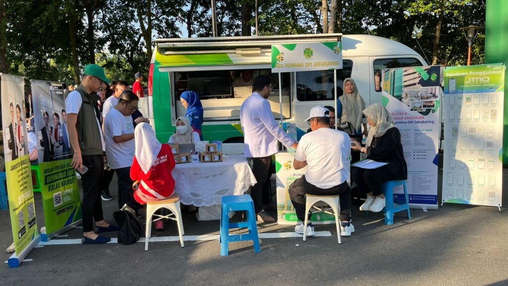BPJSTK Palembang Ramaikan Car Free Day di Kambang Iwak