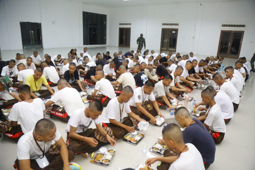Didampingi TNI, Ratusan Pelajar Sumsel Ikuti Retret Laskar Pandu Satria
