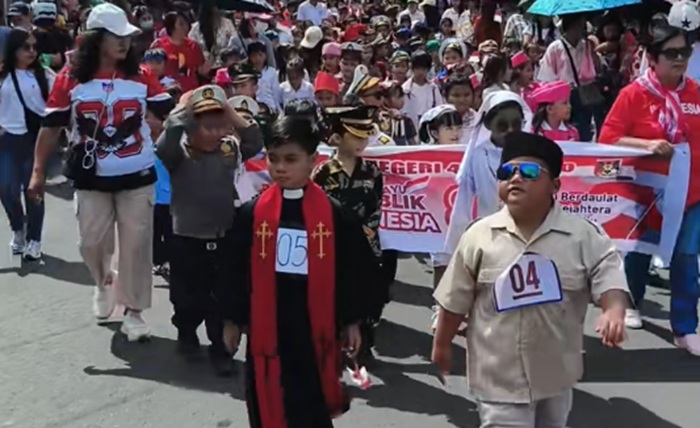 Viral, Bocah Cosplay Prabowo di Karnaval 17 Agustus, Dapat Hadiah dari Presiden