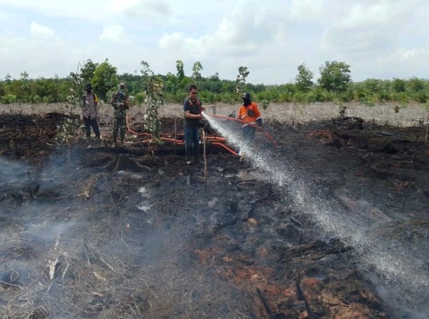 Pemadaman Karhutla Memasuki Hari ke-10, Api Belum Padam di Muara Enim