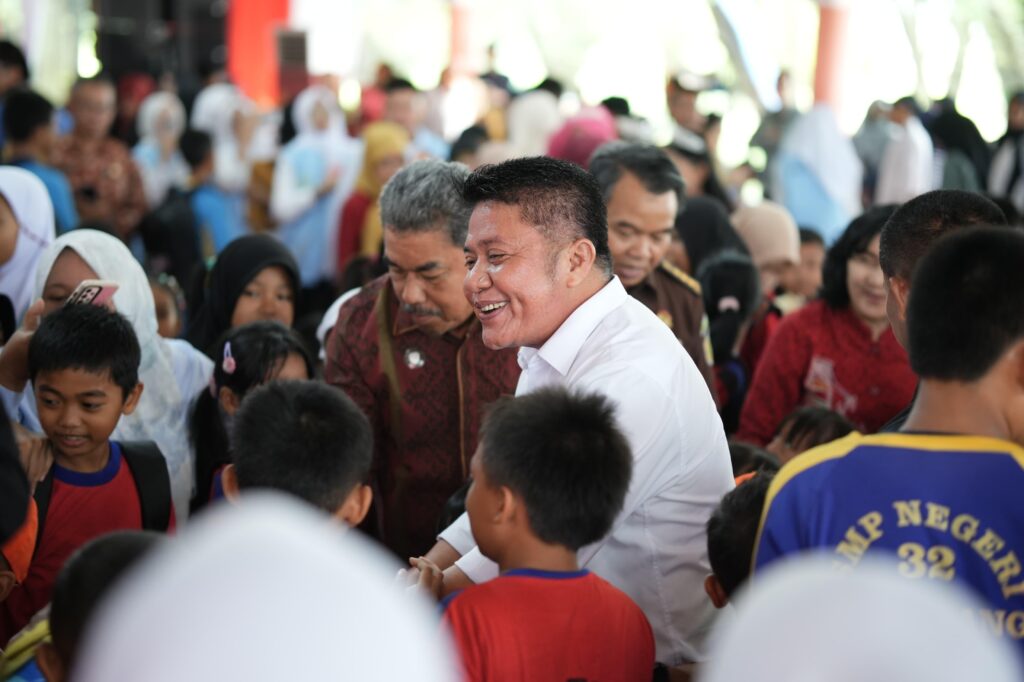 Puncak HAN ke-41 Sumsel, Gubernur Herman Deru Rayakan Bersama Anak-Anak