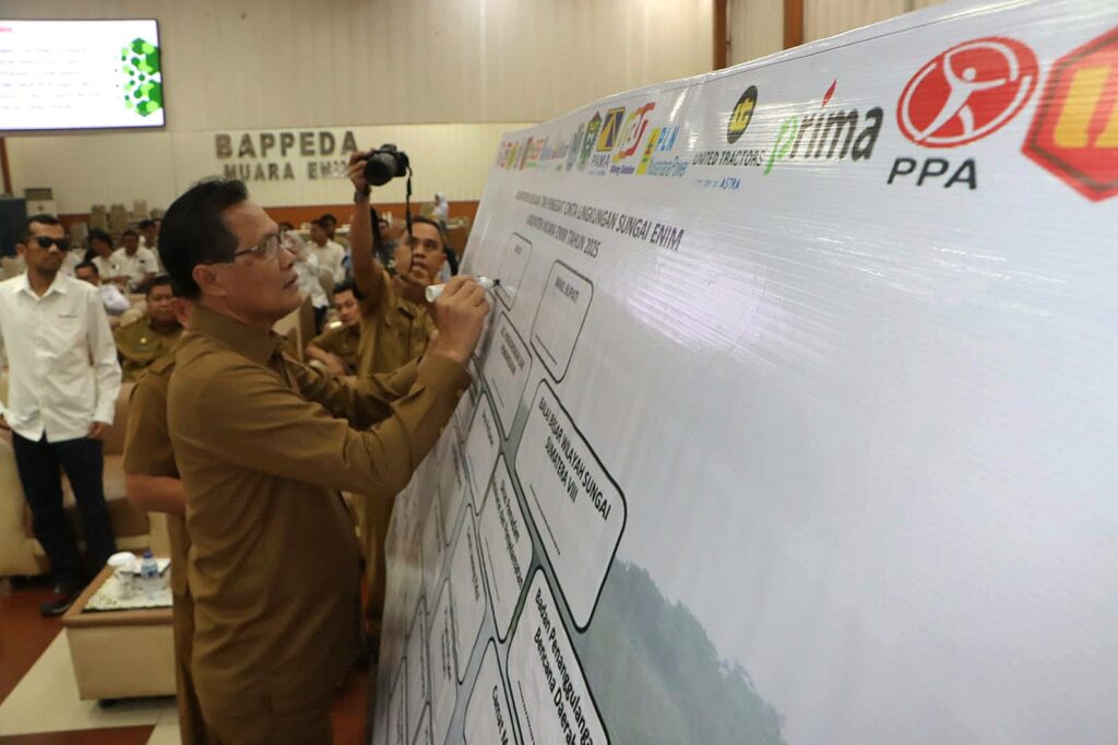 Bupati Muara Enim Bentuk Tim Penggiat Cinta Lingkungan Sungai Enim, Aktivis Minta Libatkan Semua Elemen