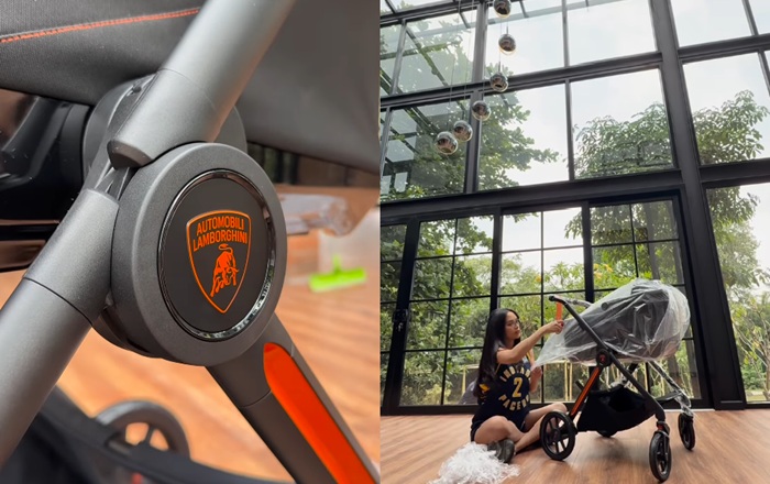 Erika Carlina Unboxing Stroller Bayi Lamborghini, Harganya 87 Juta