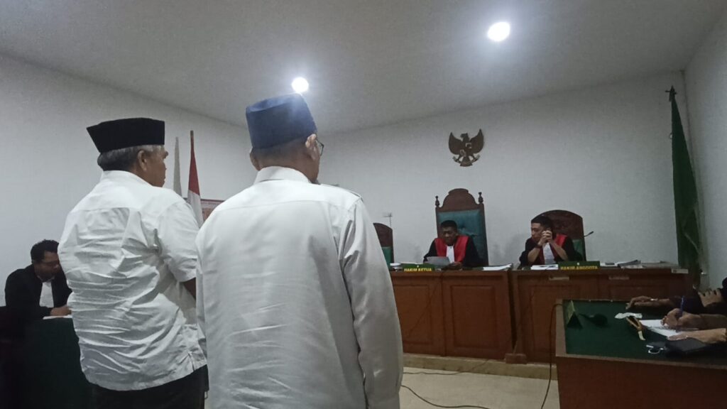 Majelis Hakim Jatuhkan Vonis 1 Tahun 4 Bulan kepada Dua Terdakwa Korupsi Lahan Tol