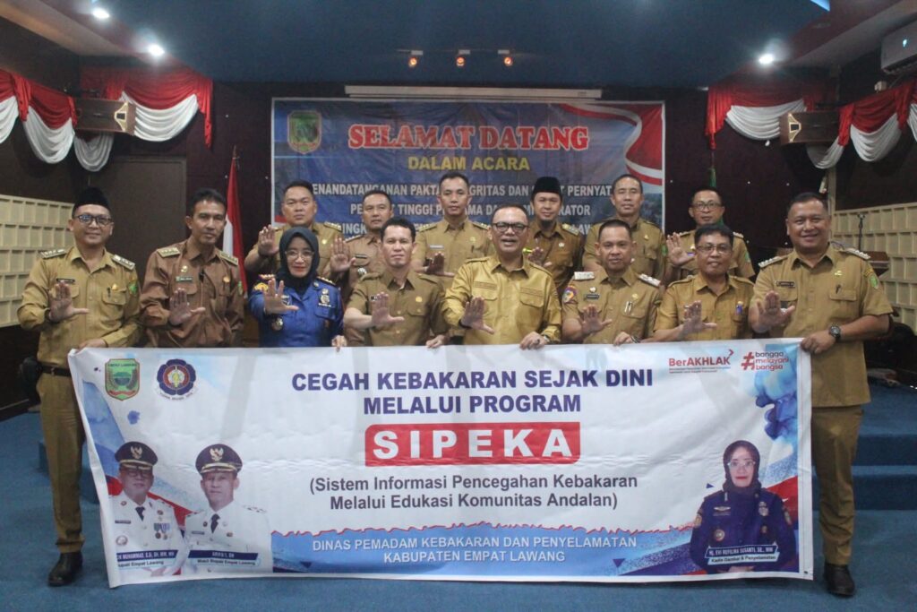 Pemkab Empat Lawang Luncurkan SIPEKA, Perkuat Edukasi Cegah Kebakaran