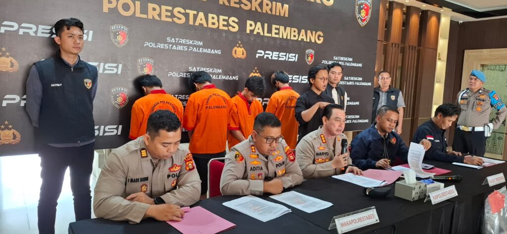 Polisi Ungkap Peran Empat Tersangka Kericuhan di Palembang