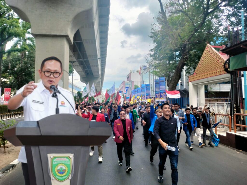 Aksi Demo di Palembang Berjalan Damai, Mahasiswa Sumsel Dinilai Dewasa dalam Berdemokrasi
