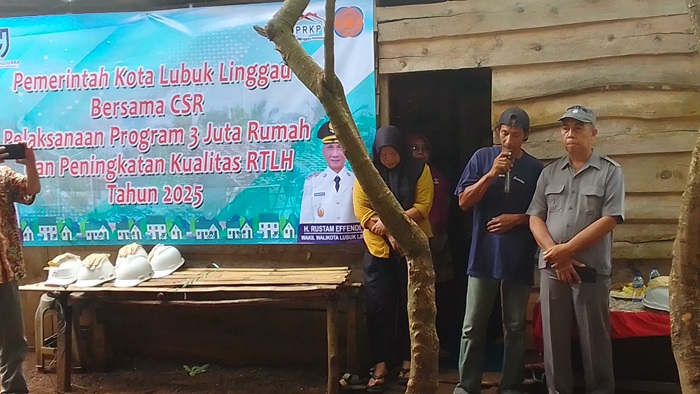 Air Mata Bahagia Rupi, Kuli Bangunan di Lubuklinggau Dapat Bedah Rumah
