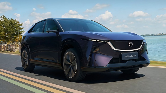 Mazda Perkenalkan SUV Listrik EZ-60, Hadir Global pada 2026 sebagai CX-6e