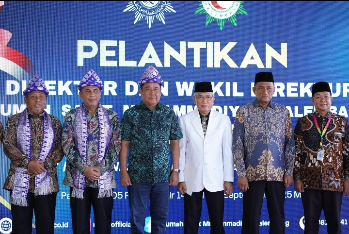 RS Muhammadiyah Palembang Lantik Direksi Baru, Resmikan Ruang KERIS
