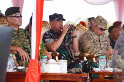 Panglima TNI Pimpin Latihan Tempur Puncak Super Garuda Shield 2025 di Baturaja