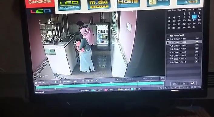 CCTV Rekam Terduga Pelaku Pembunuhan Wanita Muda di Hotel Lendosis Palembang