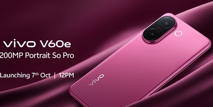 Vivo V60e Siap Meluncur 7 Oktober, Usung Kamera 200MP dan Baterai 6.500 mAh