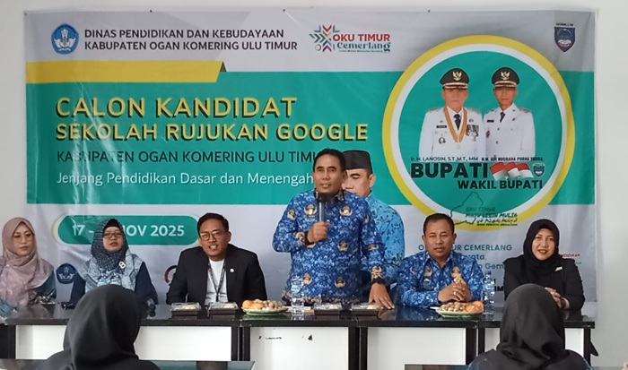 26 Sekolah di OKU Timur Terima Pembelajaran Penerapan Ekosistem Digital dari Google