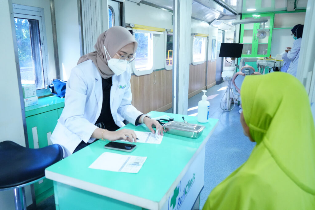 KAI Divre III Palembang Kembali Hadirkan Rail Clinic Untuk Peningkatan Kesehatan di Stasiun Payakabung Ogan Ilir