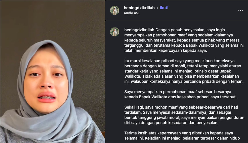 Live Instagram Wali Kota Surabaya Bocor, Percakapan Admin Viral