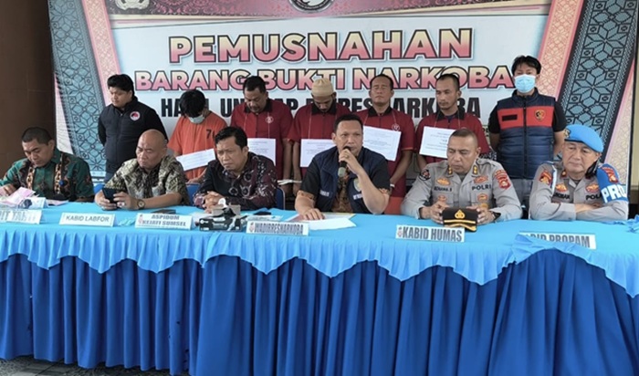 Musnahkan Sabu dan Pil Ekstasi, Polda Sumsel Sebut Akhir Tahun Rawan Peningkatan Peredaran Narkoba