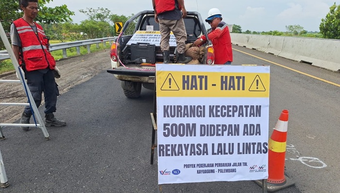 Jelang Libur Nataru, Pemkab OKI Optimalkan Pengamanan Arus Lalulintas hingga Monitoring Perbaikan Jalan Tol