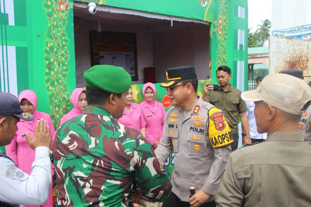 Pastikan Nataru Kondusif, Kapolres OKU Timur Turun Cek Pospam