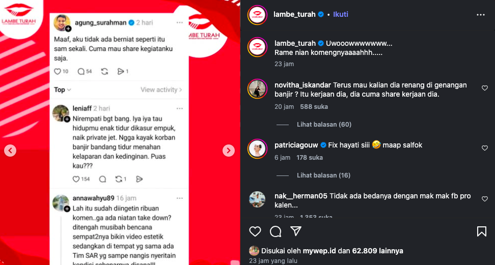 Konten Kunjungan Bencana Presiden Jadi Vlog, Ajudan Prabowo Dikecam Warganet