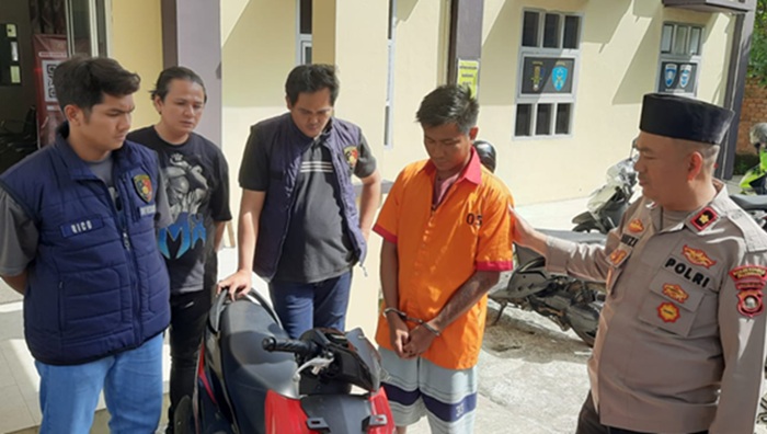 Gelapkan Motor Teman, Residivis Pencurian dengan Pembunuhan Ditangkap Polisi