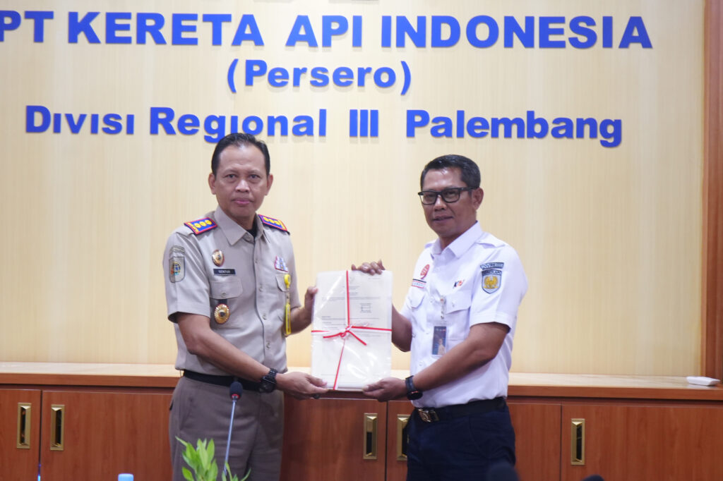 KAI Divre III Palembang Kantongi 18 e-Sertipikat Aset Lahan Seluas 454.220 Meter Persegi